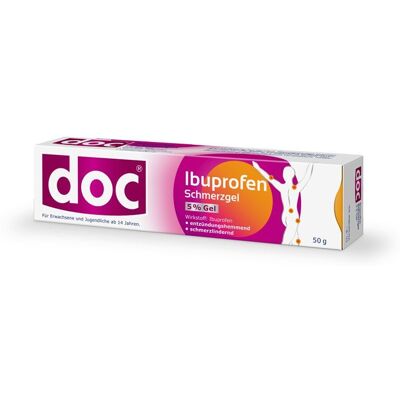 doc® Ibuprofen Schmerzgel Gel 50 g 50 g Gel doc® Ibuprofen Schmerzgel Gel 50 g 50 g Gel
