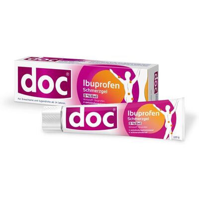 doc® Ibuprofen Schmerzgel Gel 100 g 100 g Gel doc® Ibuprofen Schmerzgel Gel 100 g 100 g Gel