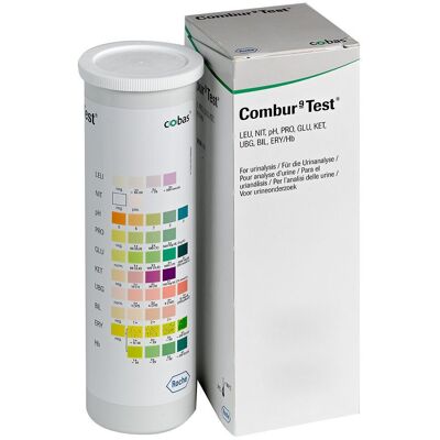 Roche Diagnostics Combur 9 Teststreifen - Urintest - 50 St Roche Diagnostics Combur 9 Teststreifen - Urintest - 50 St