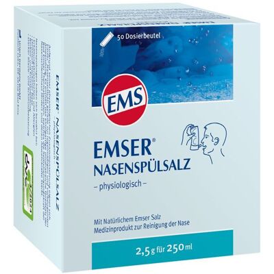 Sidroga Emsor Nasenspülsalz Beutel - Nasenspülung Salz - Physiologisches Nasenspray Sidroga Emsor Nasenspülsalz Beutel - Nasenspülung Salz - Physiologisches Nasenspray