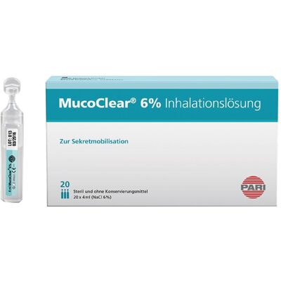 Pari MucoClear 6%® Inhalationslösung 20x4 ml 20x4 ml Inhalationslösung Pari MucoClear 6%® Inhalationslösung 20x4 ml 20x4 ml Inhalationslösung