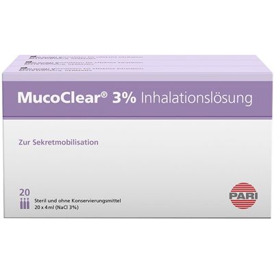 Pari MucoClear® 3% Inhalationslösung 60x4 ml 60x4 ml Inhalationslösung Pari MucoClear® 3% Inhalationslösung 60x4 ml 60x4 ml Inhalationslösung