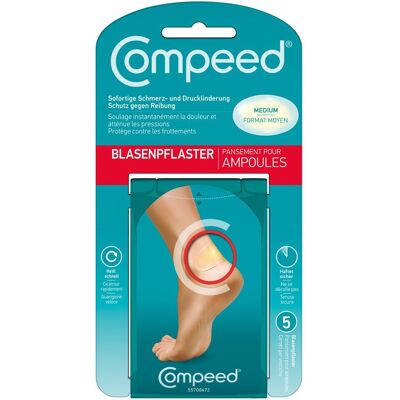 Compeed® Blasenpflaster medium Pflaster 5 St beige 5 St Pflaster Compeed® Blasenpflaster medium Pflaster 5 St beige 5 St Pflaster