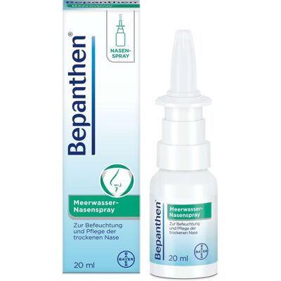 Bepanthen Meerwasser Nasenspray - Trockene Nase bei Kindern & Babys Bepanthen Meerwasser Nasenspray - Trockene Nase bei Kindern & Babys