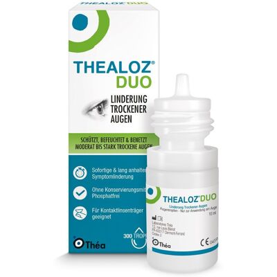 Thealoz® Duo Augentropfen 10 ml 10 ml Augentropfen Thealoz® Duo Augentropfen 10 ml 10 ml Augentropfen