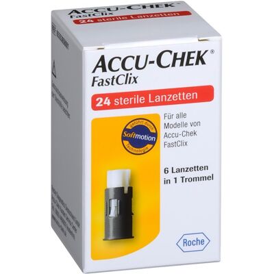 Accu-Chek® FastClix Lanzetten 24 St Unisex 24 St Lanzetten Accu-Chek® FastClix Lanzetten 24 St Unisex 24 St Lanzetten