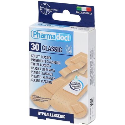 Pharmadoct Pflaster klassisch mit antiseptischer Auflage 5 Größen 30 St beige 30 St Pflaster Pharmadoct Pflaster klassisch mit antiseptischer Auflage 5 Größen 30 St beige 30 St Pflaster