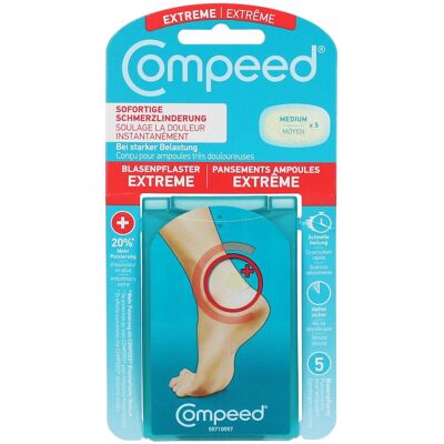 Compeed® Blasenpflaster Extreme Medium Pflaster 5 St 5 St Pflaster Compeed® Blasenpflaster Extreme Medium Pflaster 5 St 5 St Pflaster