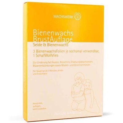 Wachswerk Bienenwachs BrustAuflage Folie 3 St 3 St Folie Wachswerk Bienenwachs BrustAuflage Folie 3 St 3 St Folie