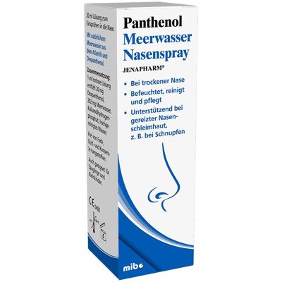 Panthenol Meerwasser-Nasenspray Jenapharm® Nasenspray 20 ml 20 ml Nasenspray Panthenol Meerwasser-Nasenspray Jenapharm® Nasenspray 20 ml 20 ml Nasenspray