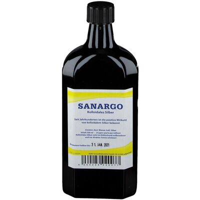 AGEV Sanargo Silber - 500ml - Kolloidales Silber - Gesundheitsmittel AGEV Sanargo Silber - 500ml - Kolloidales Silber - Gesundheitsmittel