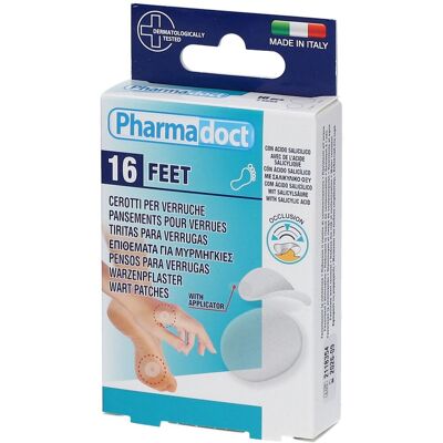 Pharmadoct feet Warzenpflaster Pflaster 16 St transparent 16 St Pflaster Pharmadoct feet Warzenpflaster Pflaster 16 St transparent 16 St Pflaster