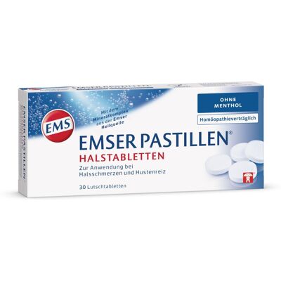 EMSER Pastillen ohne Menthol 30 St - Halstabletten EMSER Pastillen ohne Menthol 30 St - Halstabletten