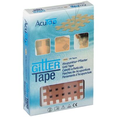 GittER Tape AcuTop Pflaster 20x6 St beige 20x6 St Pflaster GittER Tape AcuTop Pflaster 20x6 St beige 20x6 St Pflaster