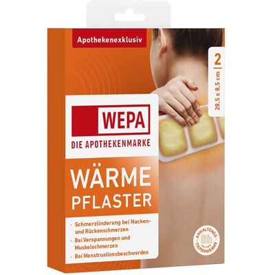 Wepa Wärmepflaster bei Nacken- & Rückenschmerzen 28,5 x 8,5 cm Kompressen 2 St 2 St Kompressen Wepa Wärmepflaster bei Nacken- & Rückenschmerzen 28,5 x 8,5 cm Kompressen 2 St 2 St Kompressen