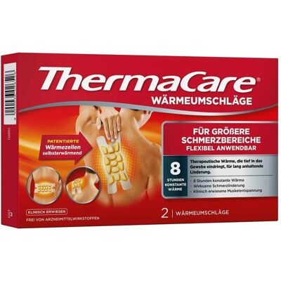 ThermaCare® für größere Schmerzbereiche, Wärmepflaster gegen Rückenschmerzen Pflaster 2 St 2 St Pflaster ThermaCare® für größere Schmerzbereiche, Wärmepflaster gegen Rückenschmerzen Pflaster 2 St 2 St Pflaster
