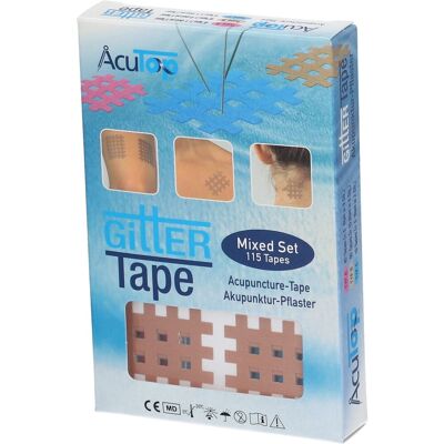 AcuTop® Gitter Tape Akupunkturpflaster Pflaster 115 St beige 115 St Pflaster AcuTop® Gitter Tape Akupunkturpflaster Pflaster 115 St beige 115 St Pflaster