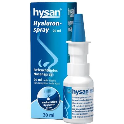 hysan® Hyaluronspray Nasenspray 20 ml 20 ml Nasenspray hysan® Hyaluronspray Nasenspray 20 ml 20 ml Nasenspray