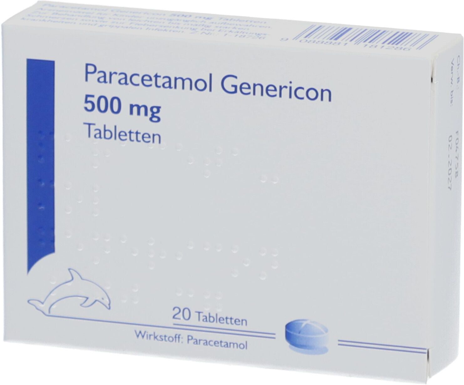 Genericon Paracetamol Genericon 500mg 20 St Tabletten