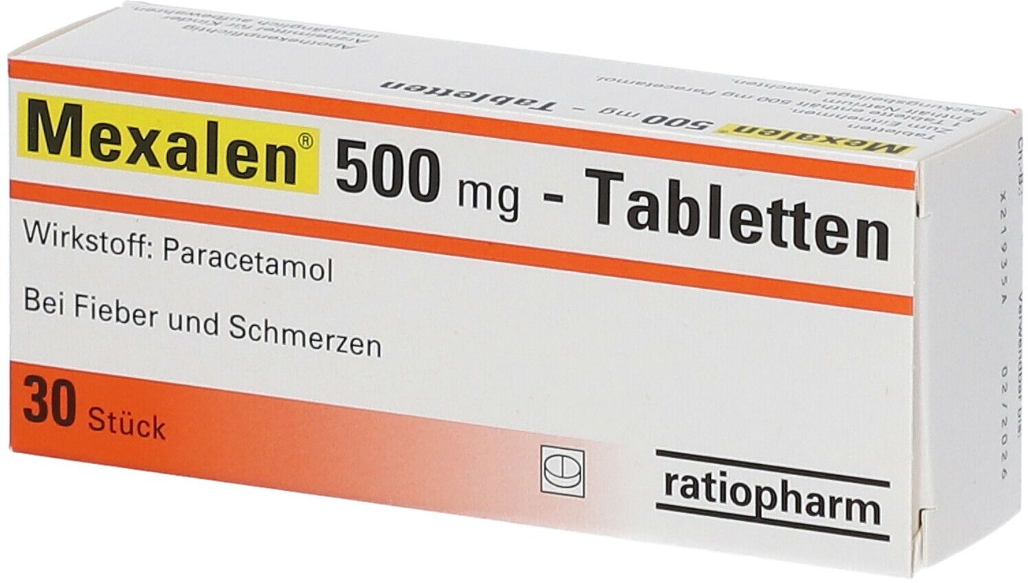 Mexalen® 500 mg-Tabletten 30 St Tabletten