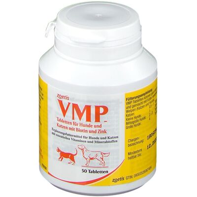 VMP Tabletten für Hunde und Katzen 50 St 50 St Tabletten VMP Tabletten für Hunde und Katzen 50 St 50 St Tabletten