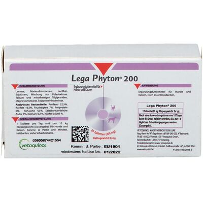 Lega Phyton® 200 Tabletten 24 St 24 St Tabletten Lega Phyton® 200 Tabletten 24 St 24 St Tabletten