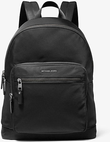 Michael Kors Mens MK Hudson Nylon Backpack - Black