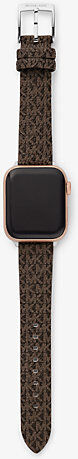 Michael Kors MK Logo Strap For Apple Watch® - Brown