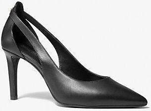 MICHAEL Michael Kors MK Cersei Leather Cutout Pump - Black