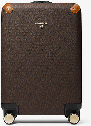 MICHAEL Michael Kors MK Logo Suitcase - Brn/acorn