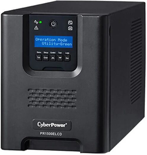 Cyberpower Pro Series 1500Va 1350W 10A Tower Ups With Lcd Pr1500Elcd