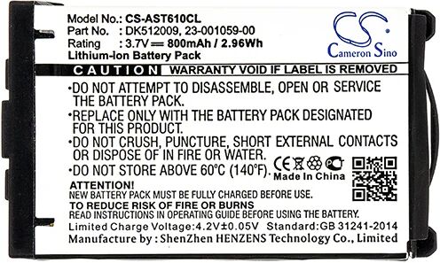 Cameron Sino Ast610Cl Battery Replacement For Aastra Cordless Phone