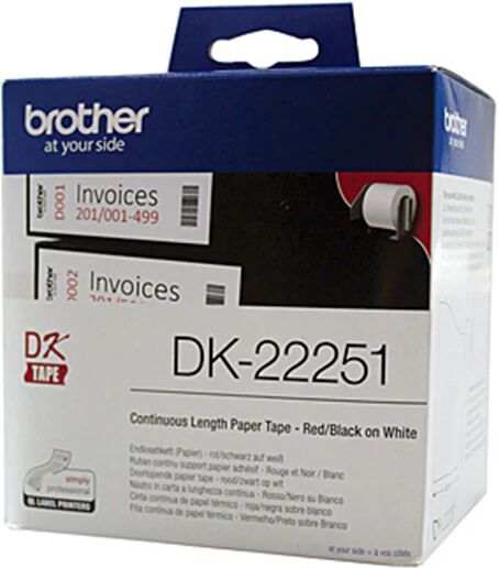 Brother DK22251 White Roll