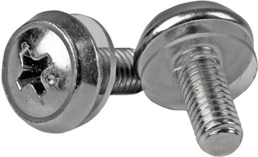 StarTech.com Startech100 Pack Screw Mounting Screw 12 Mm Stainless Steel Silver