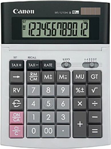 Canon WS1210HiIII Calculator