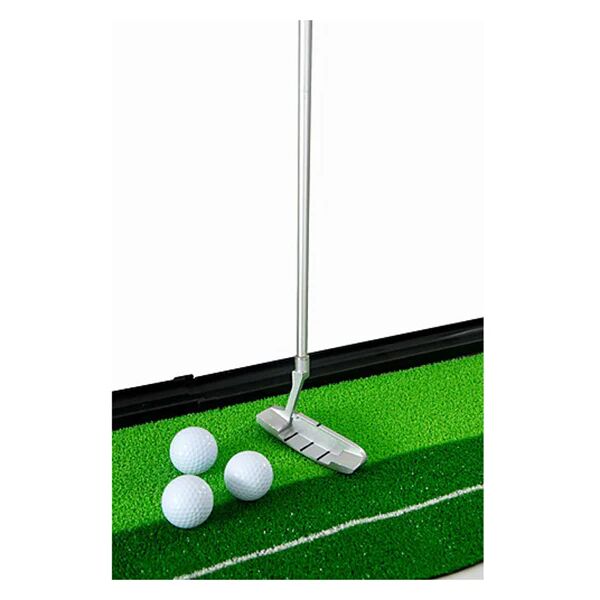 Unbranded Indoor Practice Green Mat Inclined Ball Return Fake Grass 2 Holes