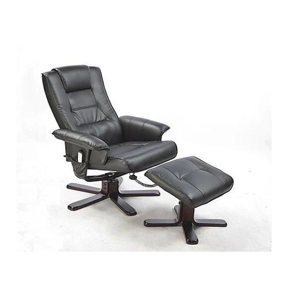 Unbranded PU Leather Massage Chair Recliner Ottoman Lounge Remote