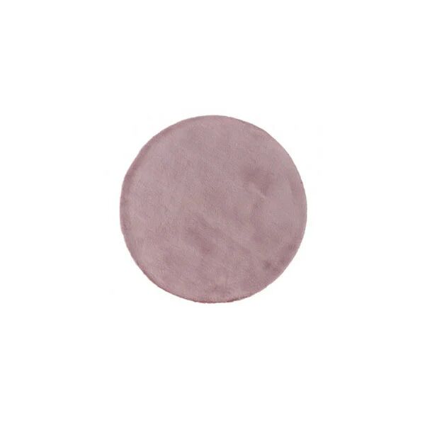 Unbranded Pony Round Dusty Pink Rug
