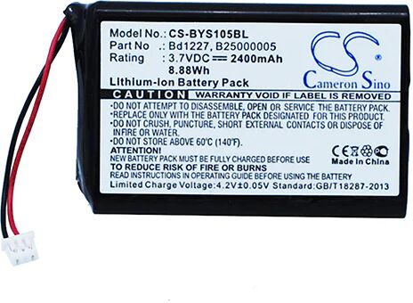 Cameron Sino Bys105Bl Battery Replacement For Baracoda Barcode Scanner