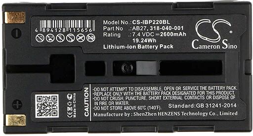 Cameron Sino Ibp220Bl Battery Replacement For Intermec Barcode Scanner