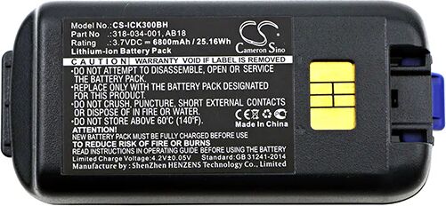 Cameron Sino Ick300Bh Battery Replacement For Intermec Barcode Scanner