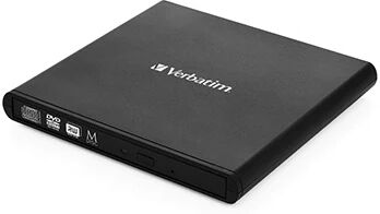 Verbatim External Slimline Mobile Cd Dvd Writer Usb Black