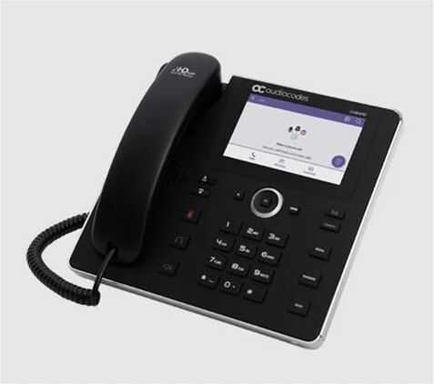 Audiocodes Teams C450Hd Ip Phone Poe Gbe Black