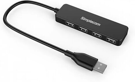 Simplecom Ch241 Hi Speed 4 Port Ultra Compact Usb 2 Hub