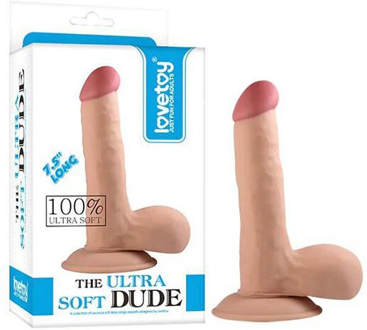 Lovetoy 19 Cm Lovetoy The Ultra Soft Dude Flesh