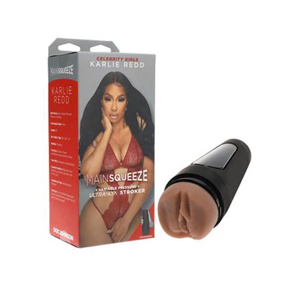 Doc Johnson Karlie Redd Main Squeeze Caramel Brown Vagina Stroker