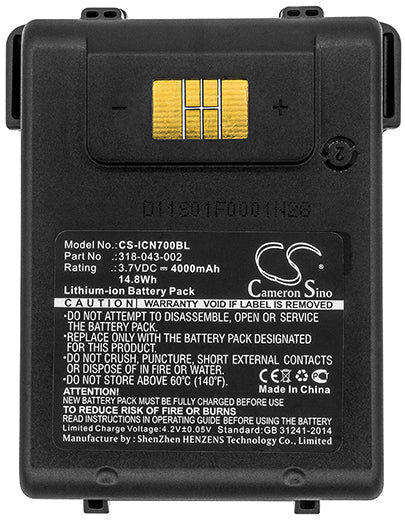 Cameron Sino Icn700Bl Battery Replacement For Intermec Barcode Scanner