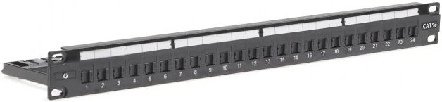 Unbranded Cat 5E 24 Port Patch Panel - Universal Termination (110/Katt)