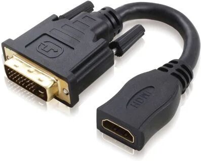 Alogic 15Cm Dvi D M To Hdmi F Adapter Cable Male To Female