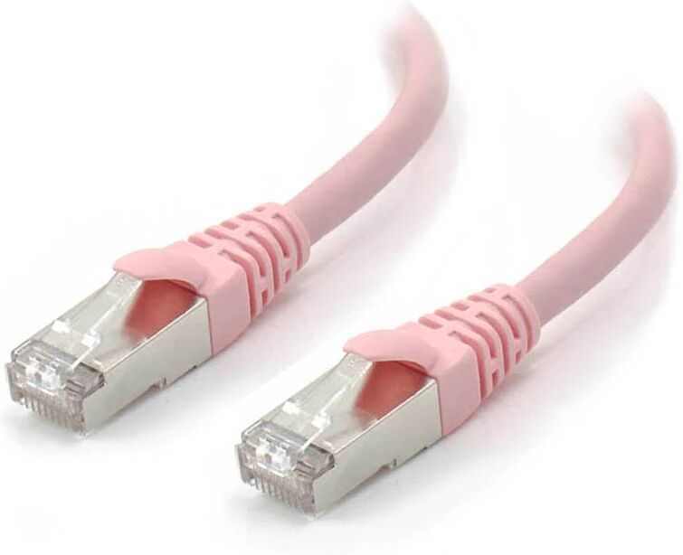 Alogic 50Cm Pink 10Gbe Shielded Cat6A Lszh Network Cable